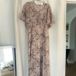 Floral maxi dress